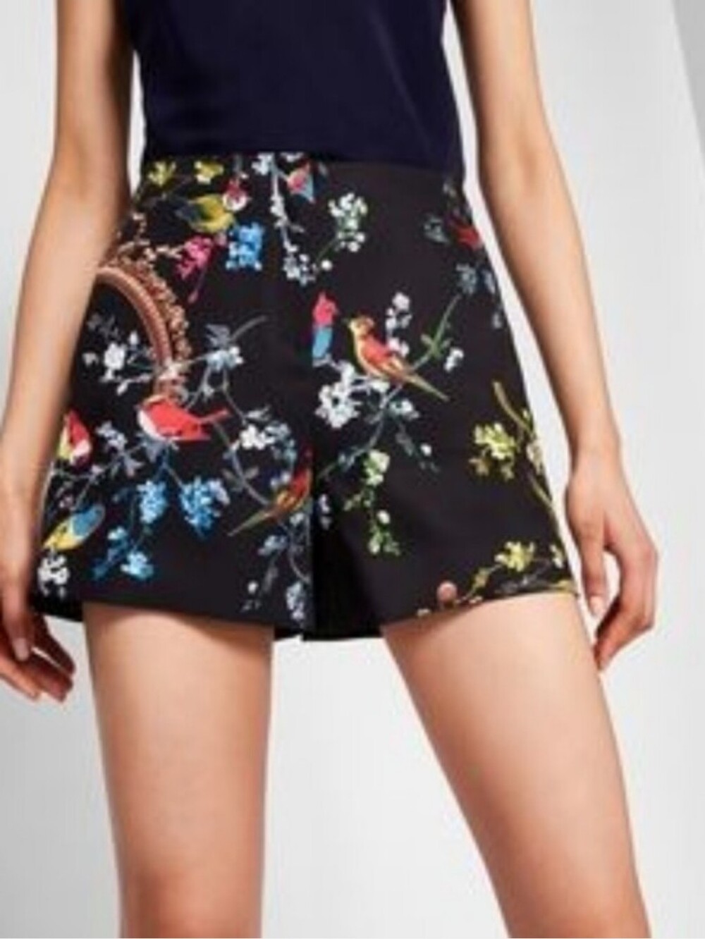 Ted Baker London Floral And Bird Print Shorts